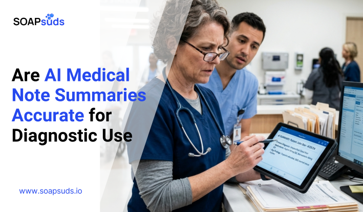 Can AI Clinical Note Summaries Support Diagnosis