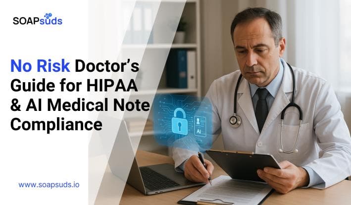 No Risk Doctor’s Guide for HIPAA & AI Medical Note Regulations