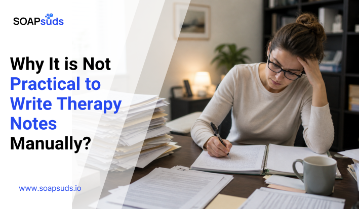Why Writing Therapy Notes Manually from Scratch is a Mistake?